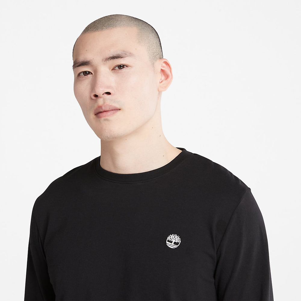 Dunstan River LS T-Shirt for Men in Black Timberland Sale