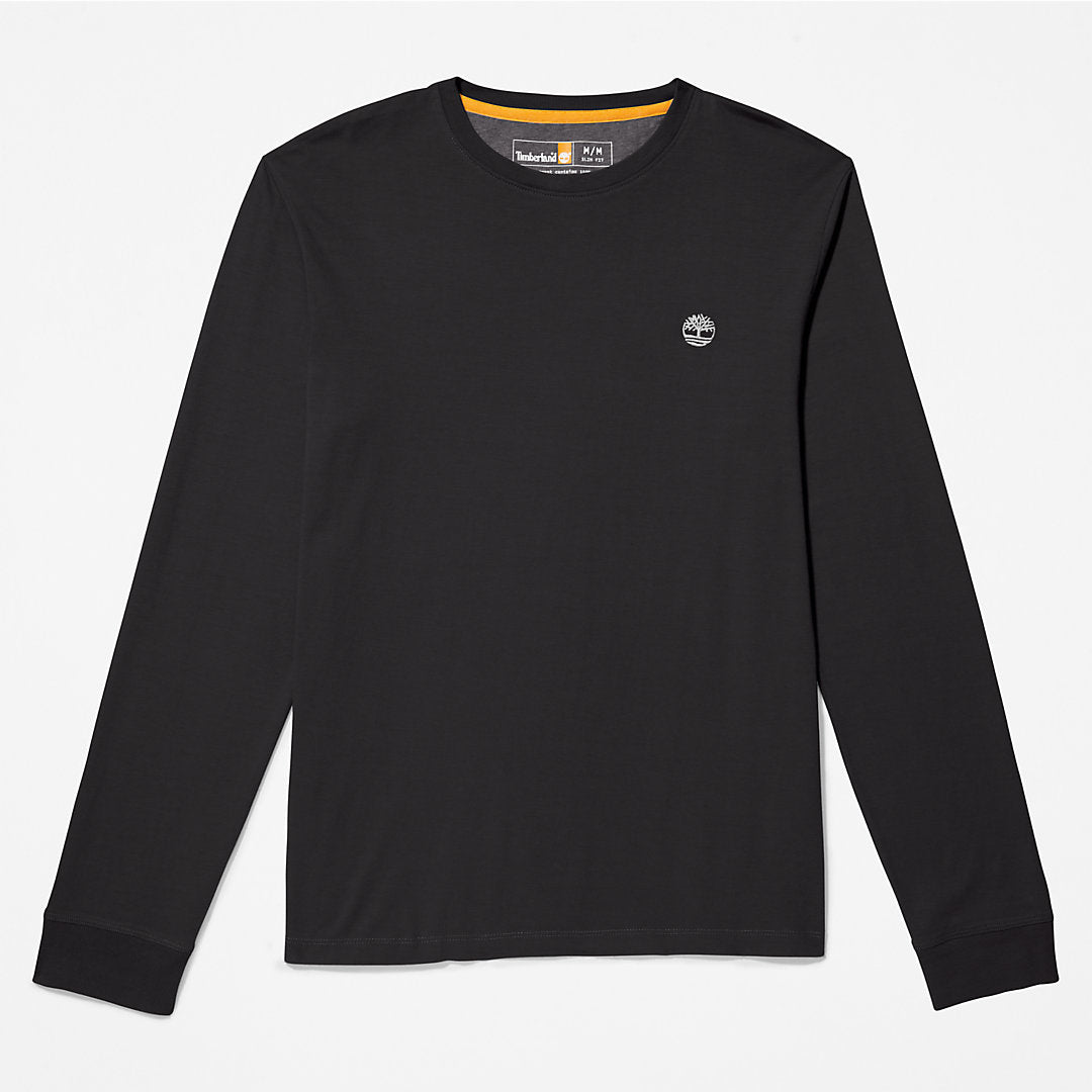 Dunstan River LS T-Shirt for Men in Black Timberland Sale