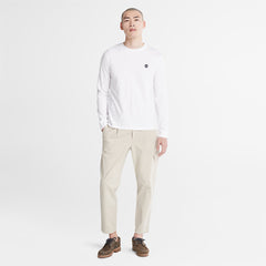 Dunstan River LS T-Shirt for Men in White Timberland On Sale