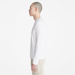 Dunstan River LS T-Shirt for Men in White Timberland On Sale