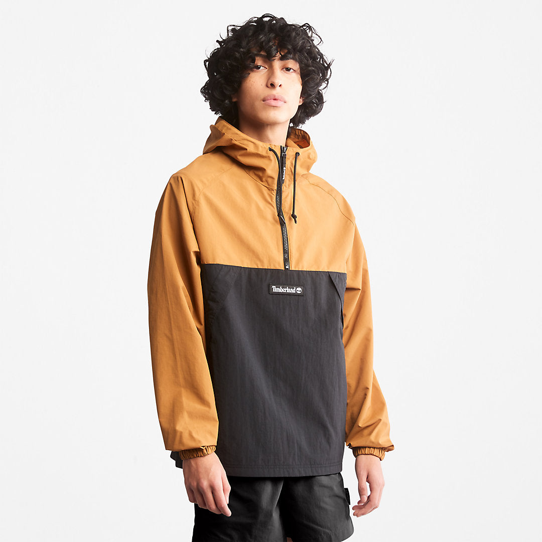 Pullover Windbreaker Jacket for All Gender in Yellow Timberland Sale