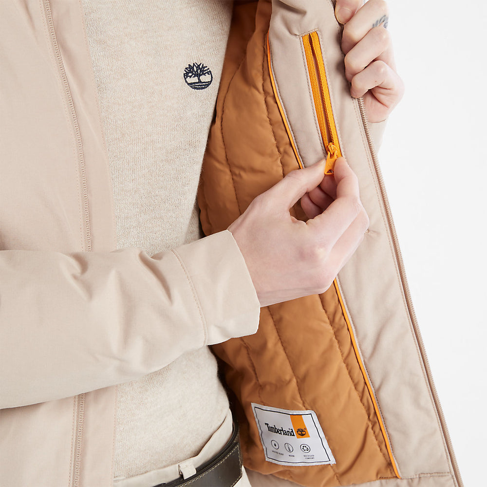 Men's Stratham Winter Bomber Jacket in Beige Timberland On Sale