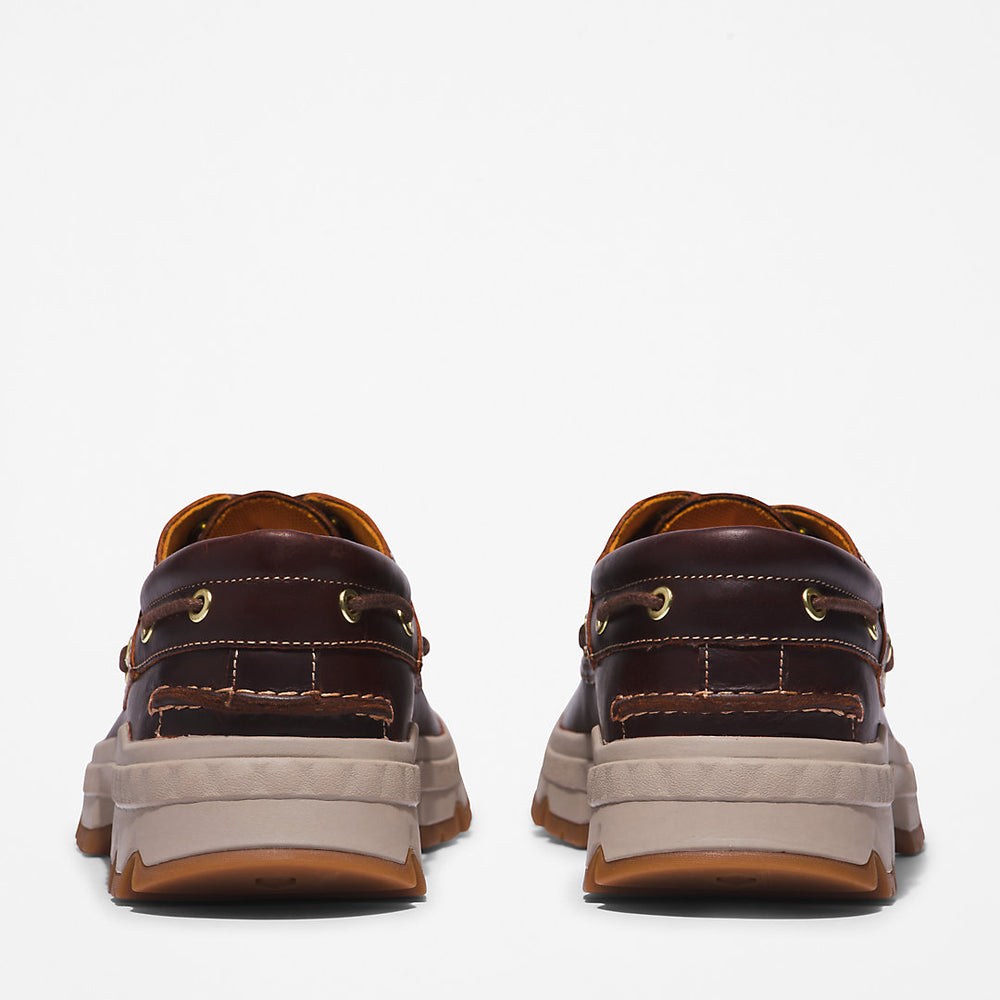 GreenStride™ TBL® Originals EK+ Moc-toe Boat Shoe for Men in Burgundy Timberland On Sale