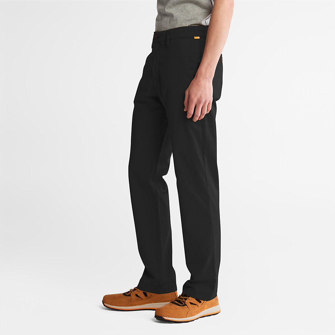 Squam Lake Twill Chino Pants for Men in Black Timberland On Sale