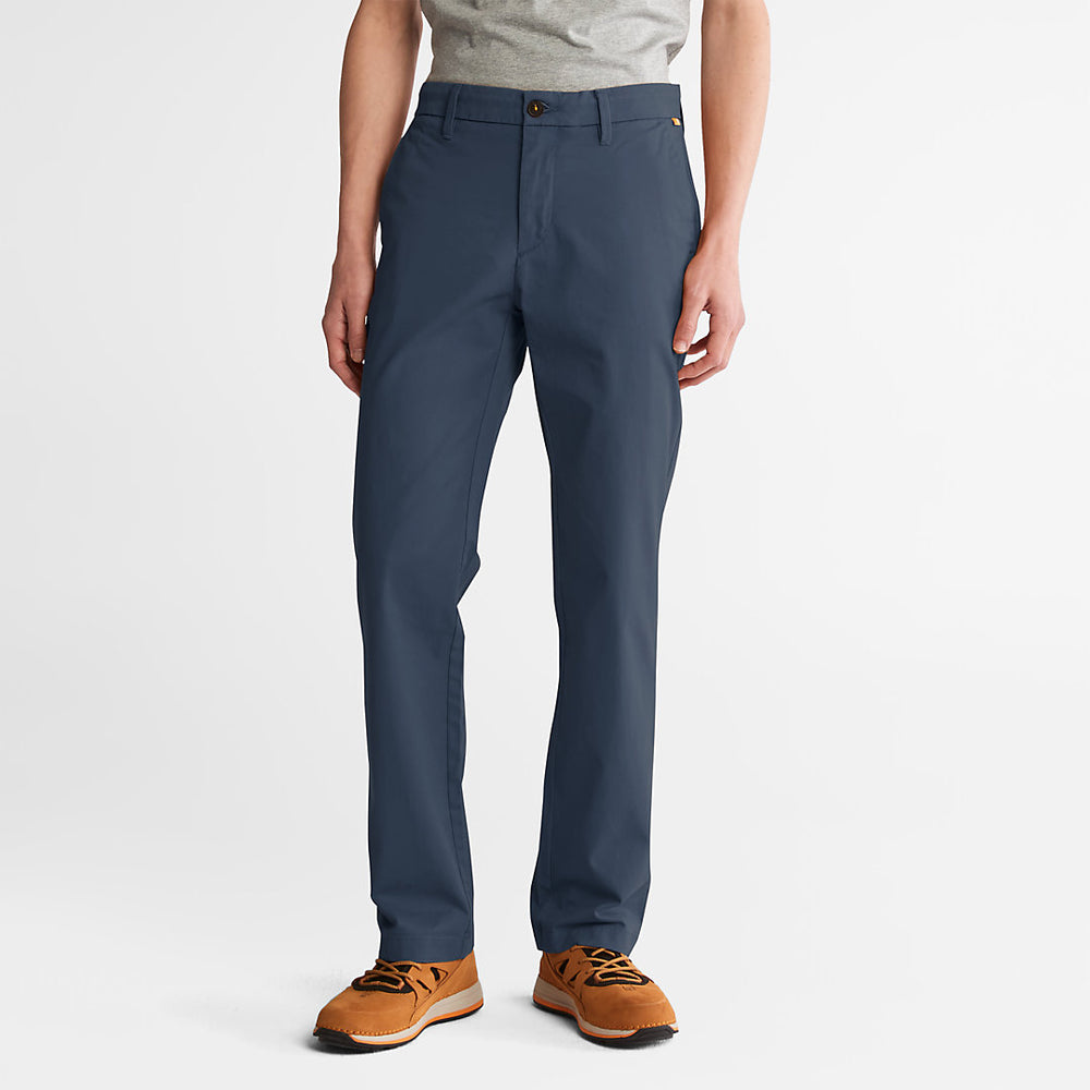 Squam Lake Stretch Chinos for Men in Blue Timberland US