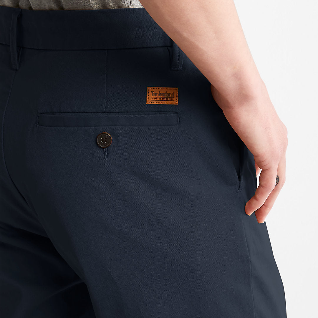 Squam Lake Twill Chino Pants for Men in Navy Timberland Sale