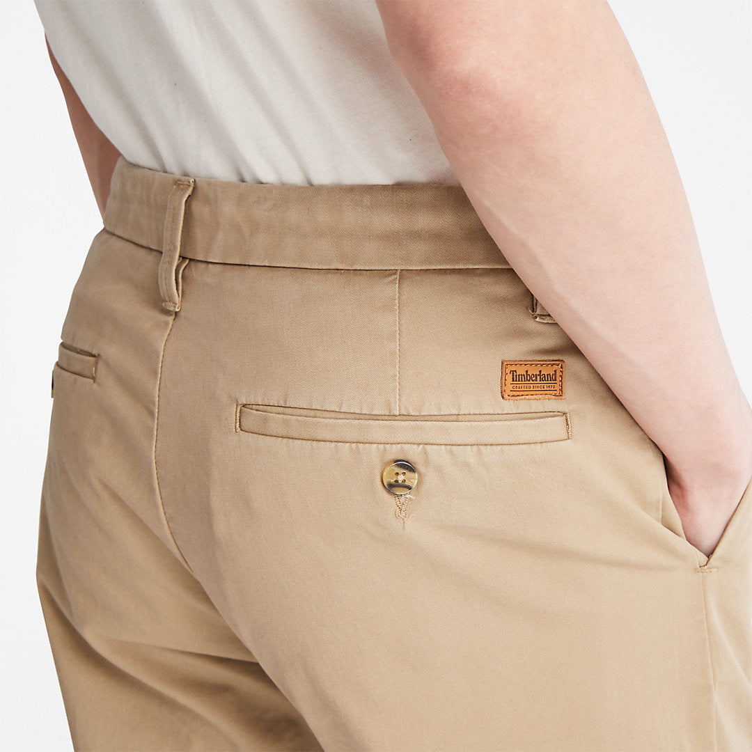 Squam Lake Twill Chino Pants for Men in Khaki Timberland US