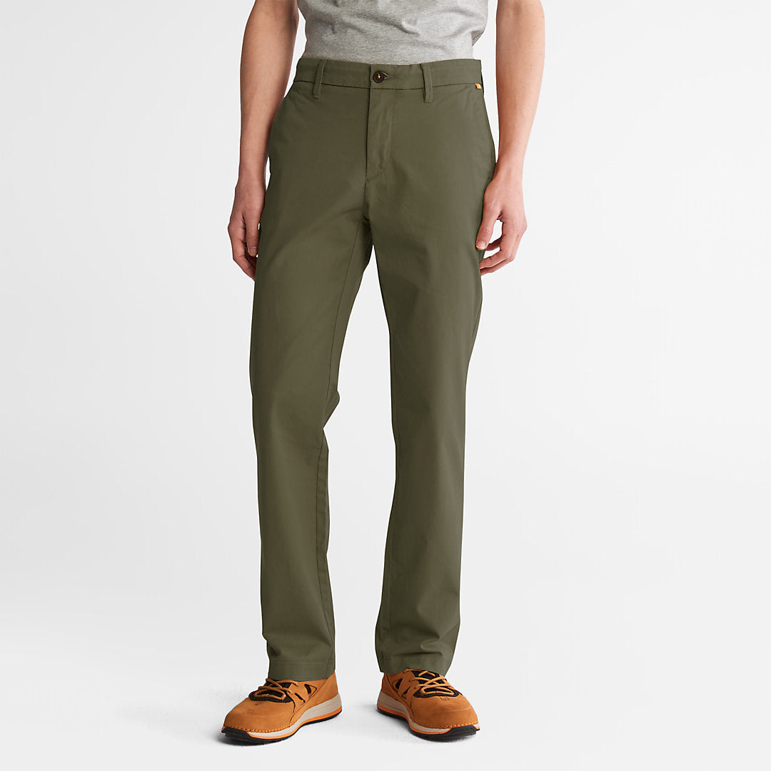 Squam Lake Twill Chino Pants for Men in Green Timberland For Sale