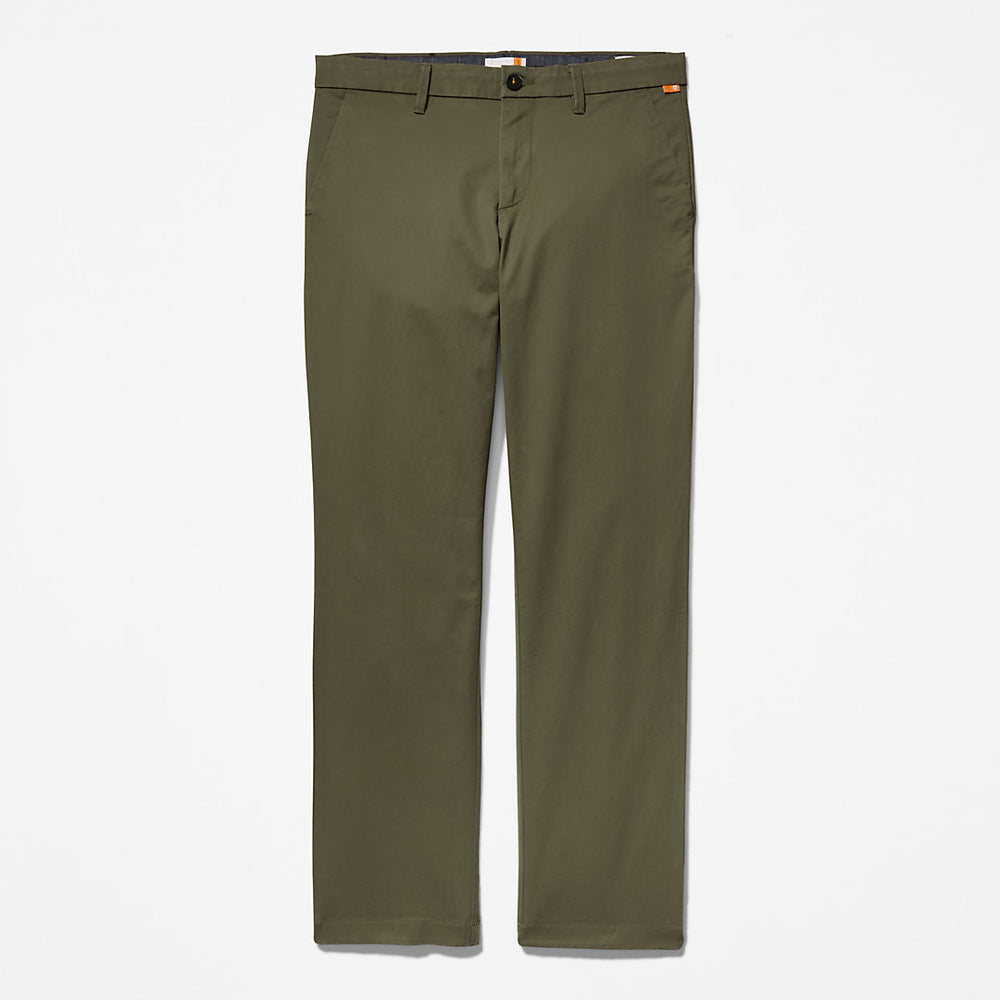 Squam Lake Twill Chino Pants for Men in Green Timberland For Sale
