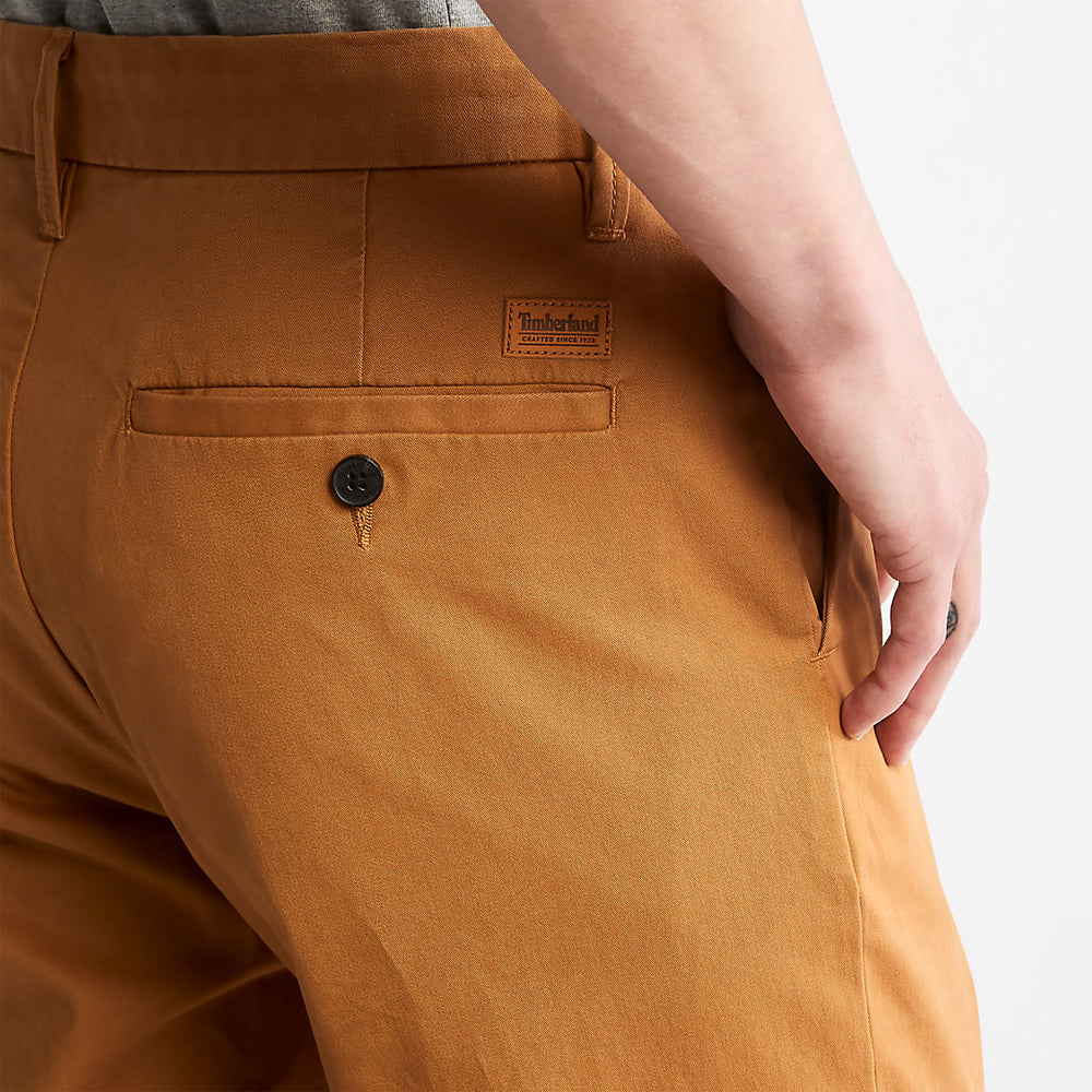Squam Lake Twill Chino Pants for Men in Yellow Timberland On Sale