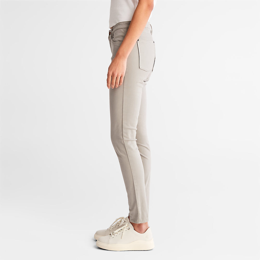 Mid-rise Super-skinny Trousers for Women in Grey Timberland Online