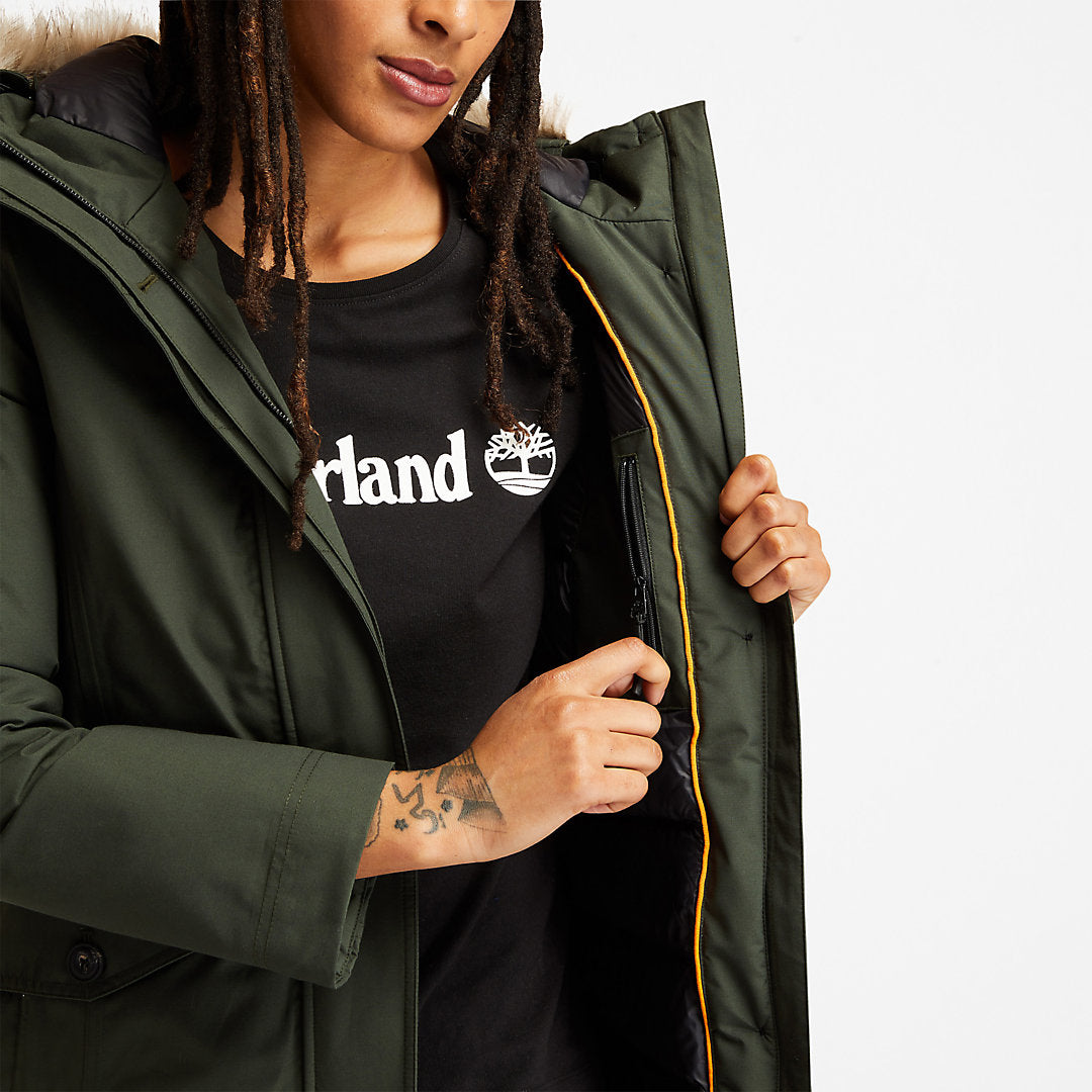 DryVent™ Waterproof Parka for Women in Green Timberland For Sale