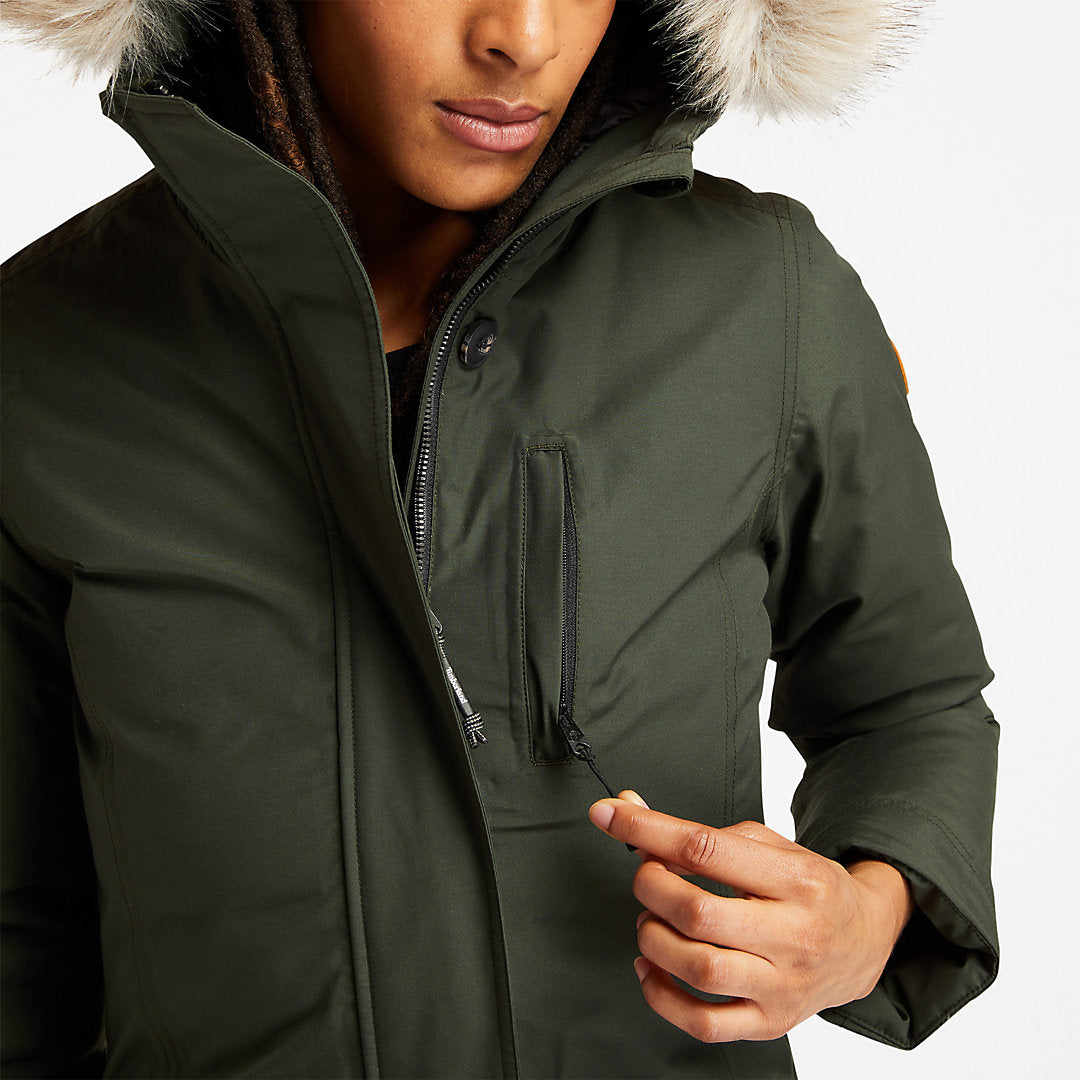 DryVent™ Waterproof Parka for Women in Green Timberland For Sale