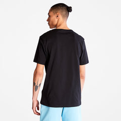 Kennebec River Tree Logo T-shirt for Men in Black Timberland Sale