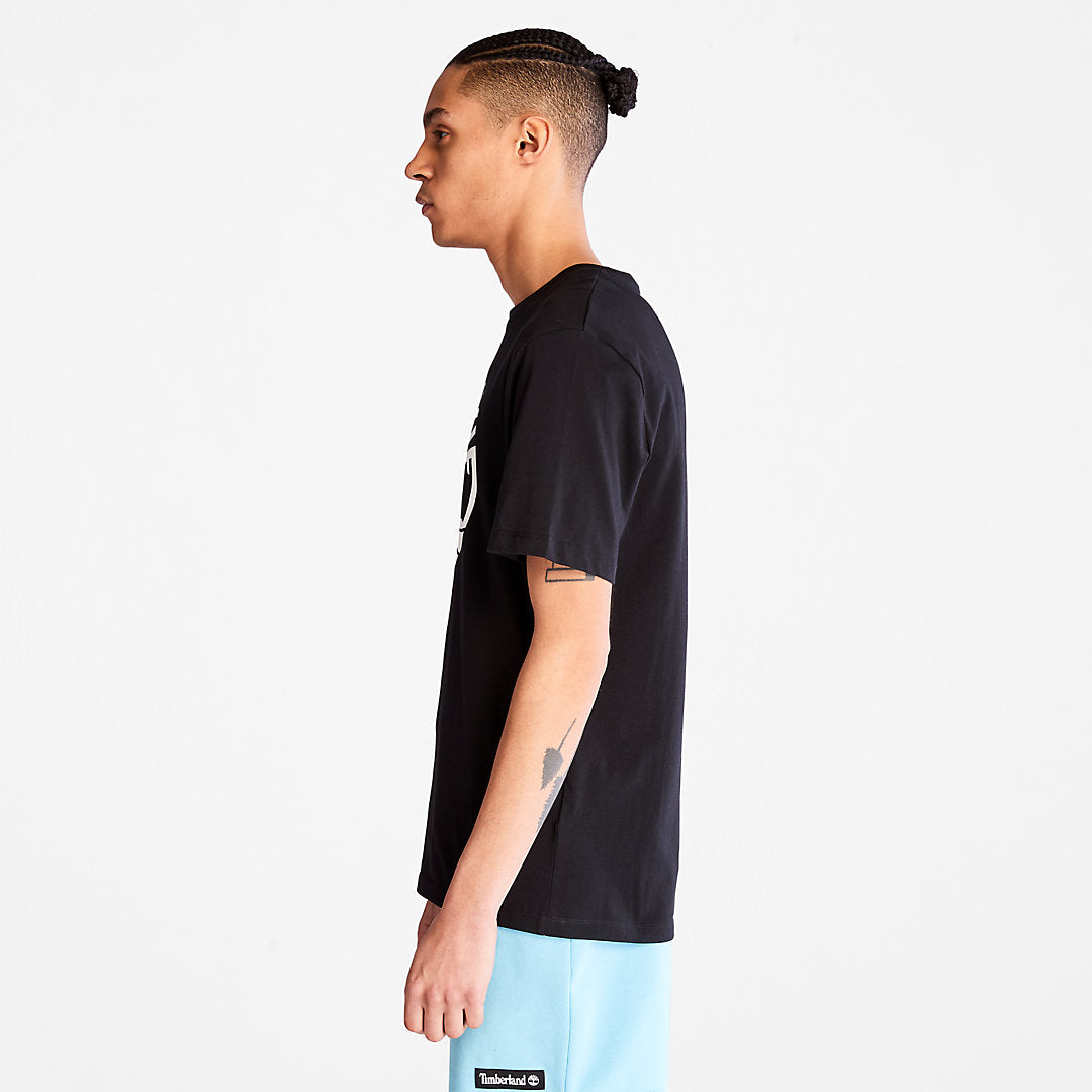 Kennebec River Tree Logo T-shirt for Men in Black Timberland Sale