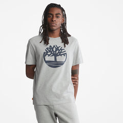 Kennebec River Tree Logo T-shirt for Men in Grey Timberland Discount