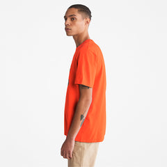 Kennebec River Tree-Logo T-Shirt for Men in Green Timberland For Sale