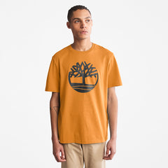 Kennebec River Tree Logo T-shirt for Men in Yellow Timberland US