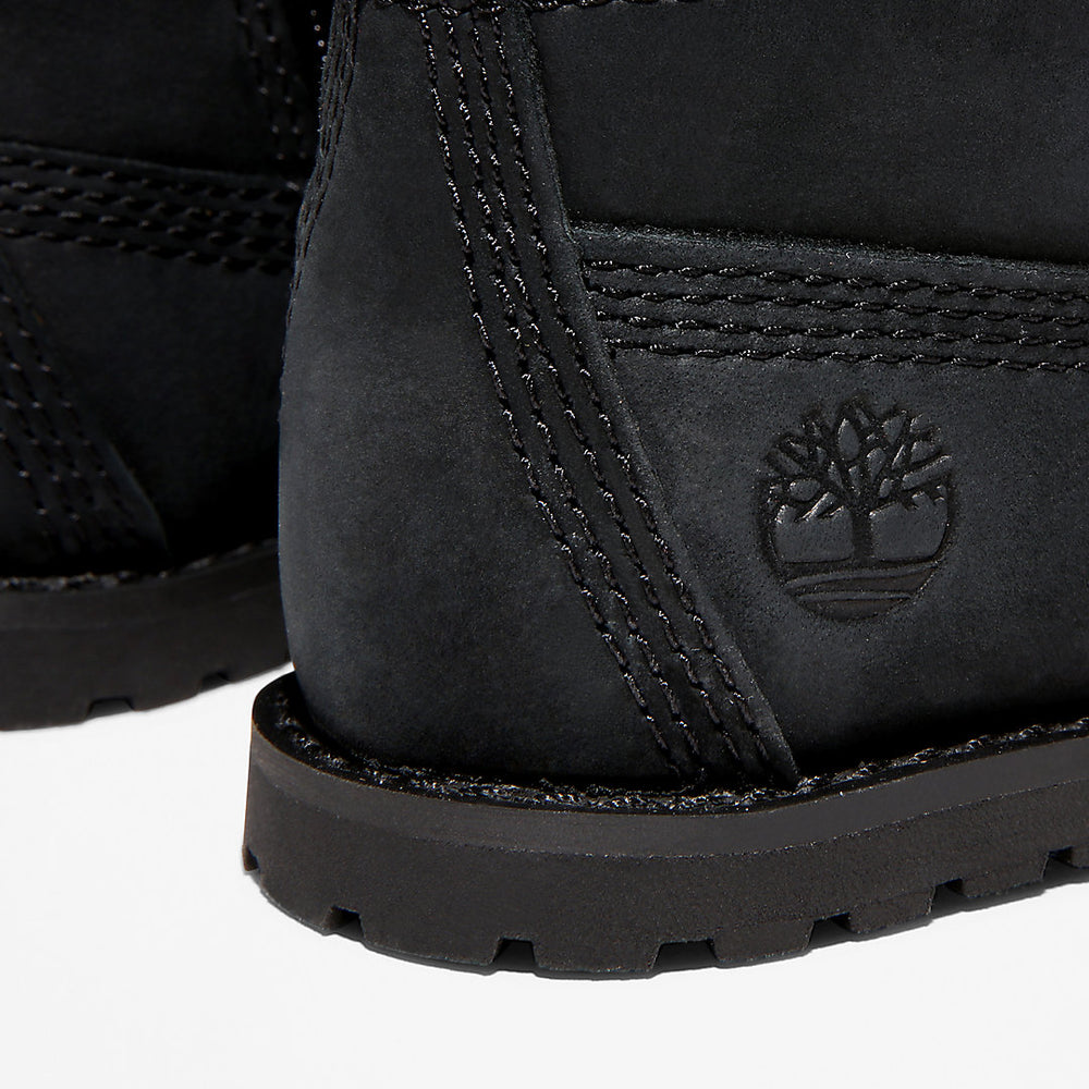 Toddler Pokey Pine 6-Inch Side-Zip Boots in Monochrome Black Timberland For Sale