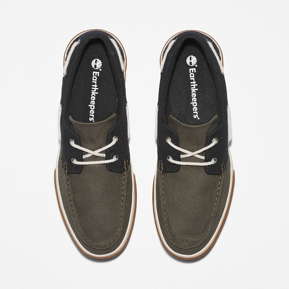 Union Wharf 2.0 EK+ Boat Shoe for Men in Dark Green Timberland Discount