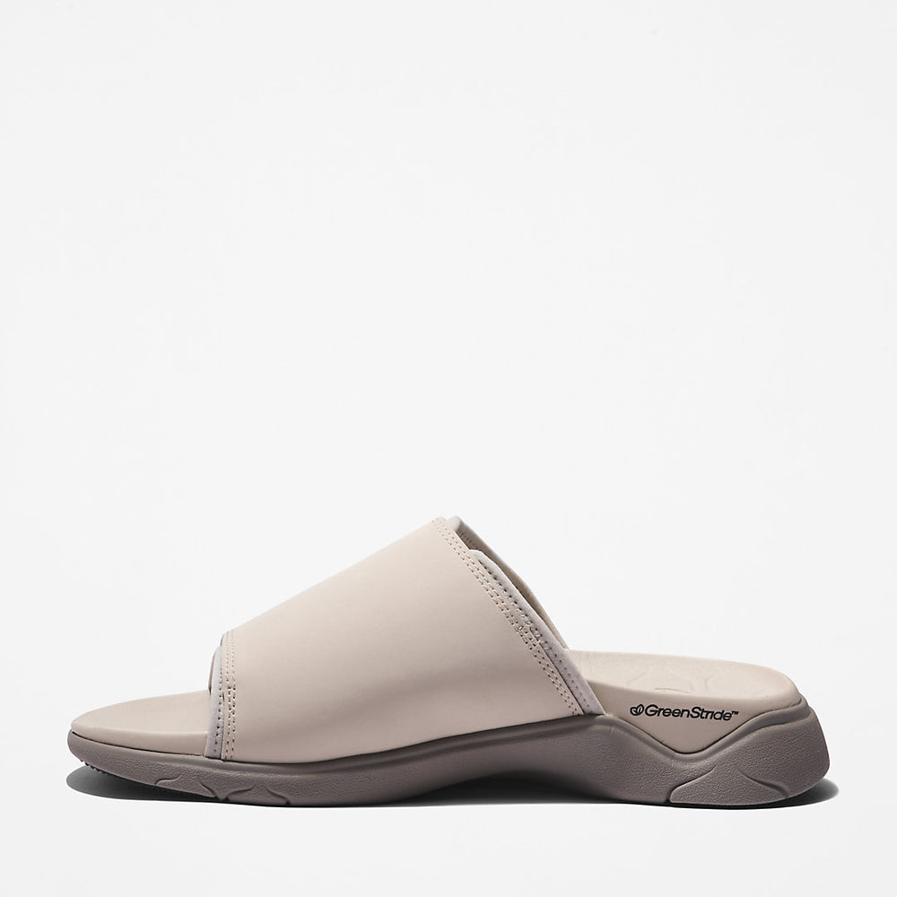 TBL® Whitehaven Slide Sandal for Men in White Timberland Outlet