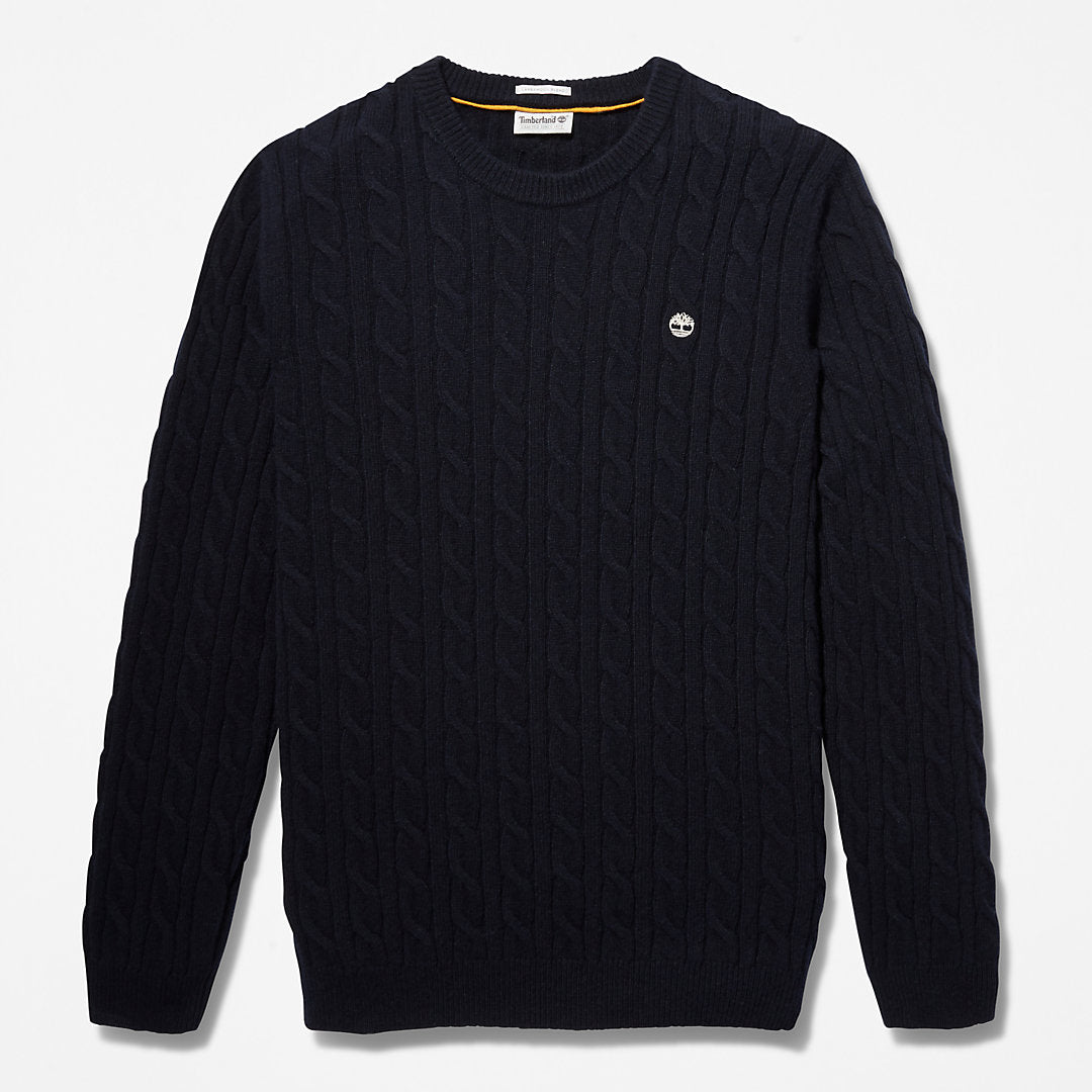 Phillips Brook Cable-knit Sweater for Men in Navy Timberland On Sale