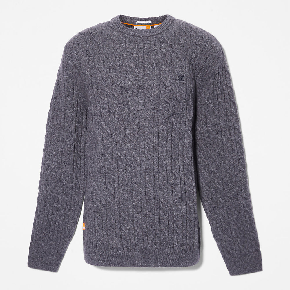 Phillips Brook Cable-knit Sweater for Men in Grey Timberland Discount