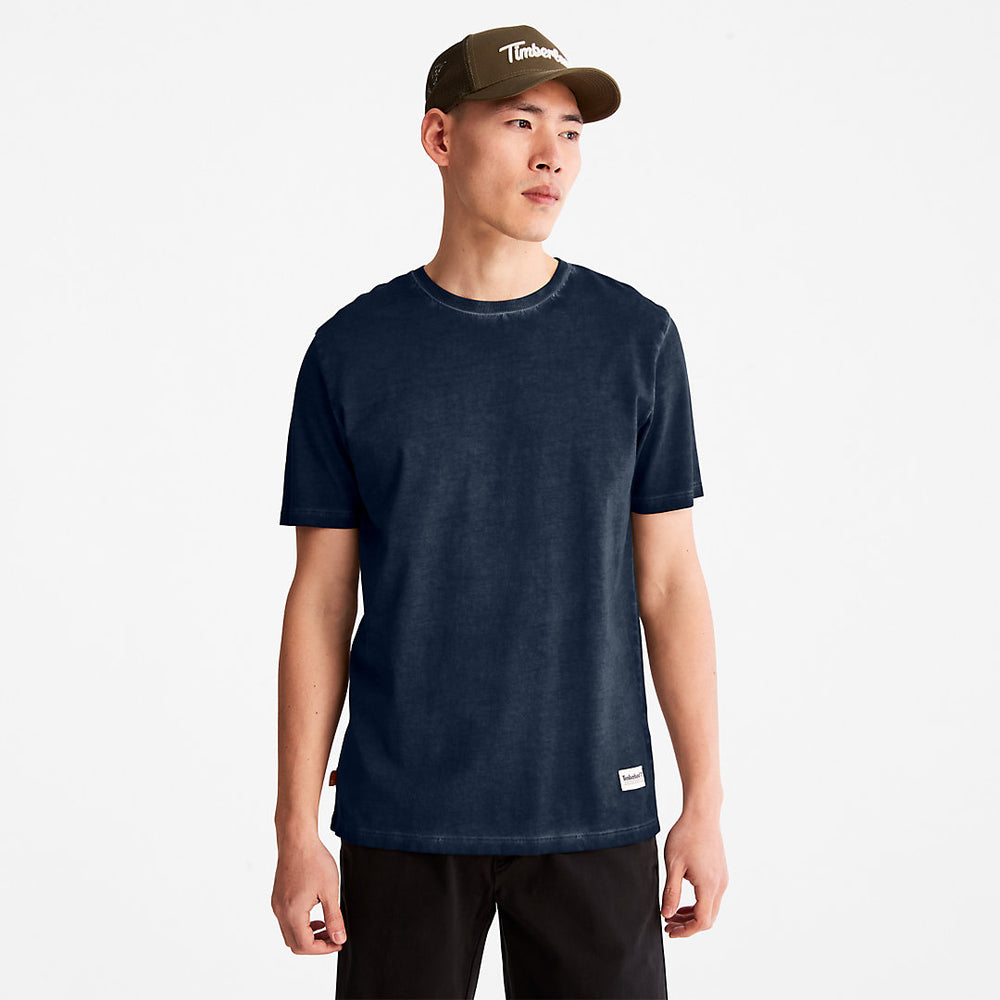 Lamprey River T-shirt for Men in Navy Timberland On Sale