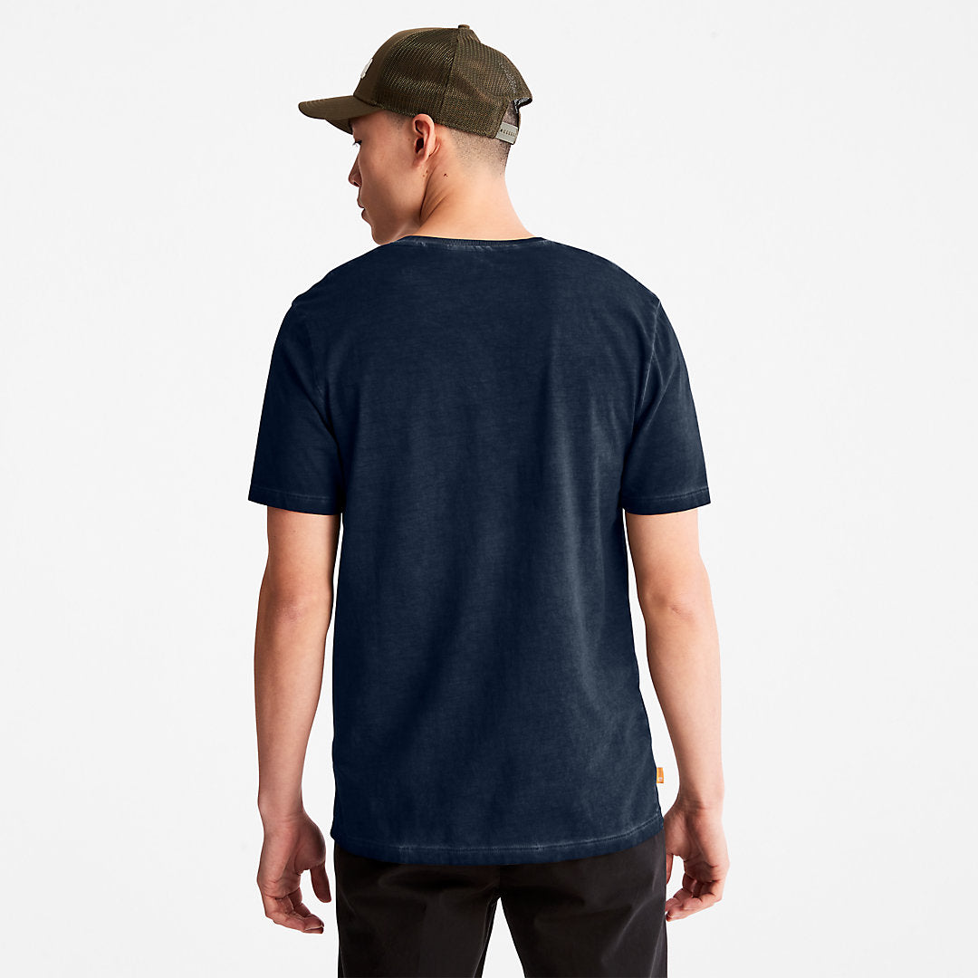Lamprey River T-shirt for Men in Navy Timberland On Sale