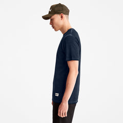 Lamprey River T-shirt for Men in Navy Timberland On Sale