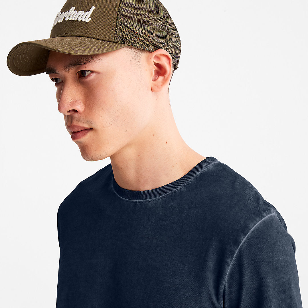 Lamprey River T-shirt for Men in Navy Timberland On Sale