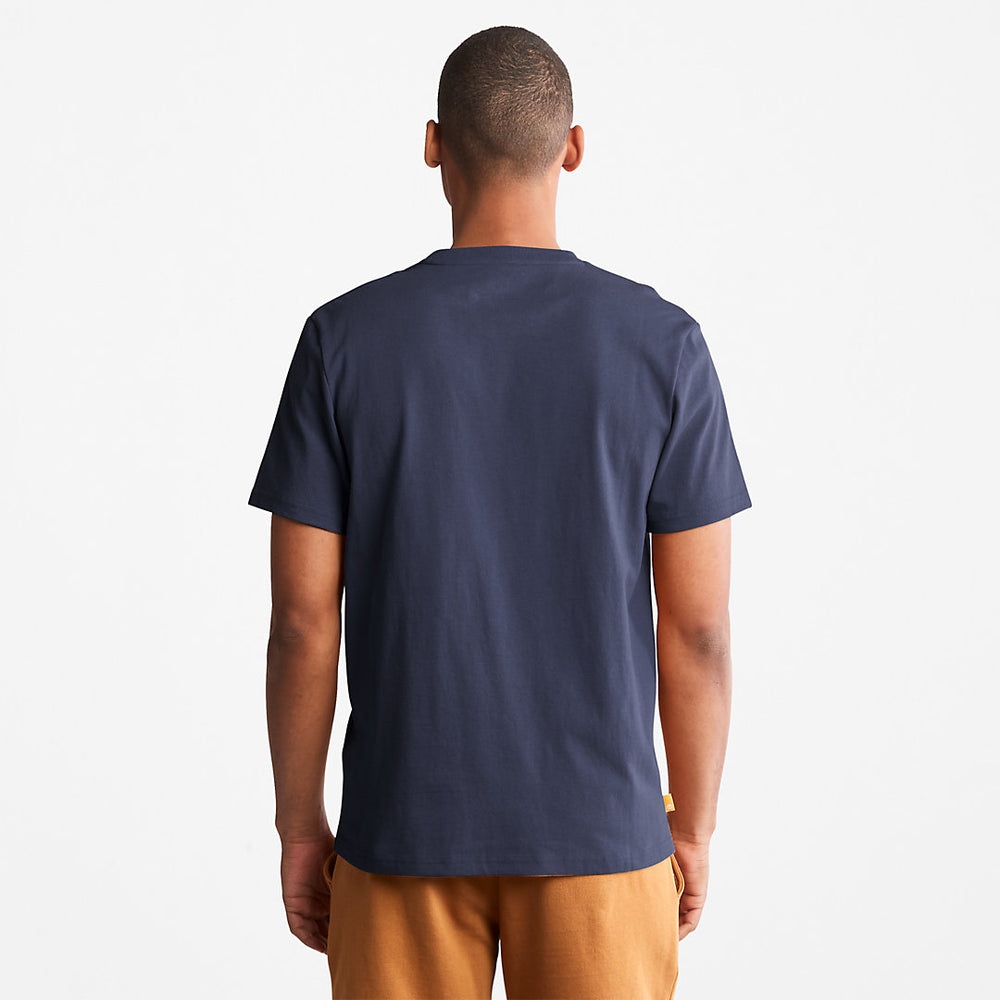 Outdoor Heritage Logo T-Shirt for Men in Navy Timberland US