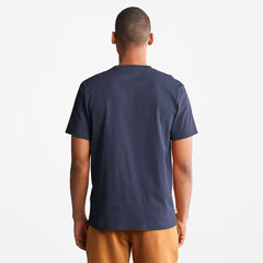 Outdoor Heritage Logo T-Shirt for Men in Navy Timberland US