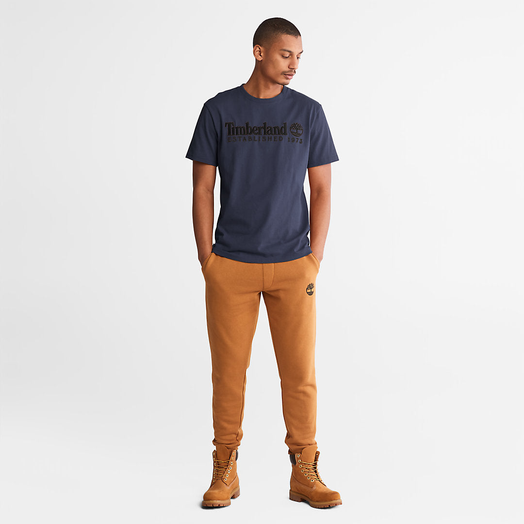 Outdoor Heritage Logo T-Shirt for Men in Navy Timberland US