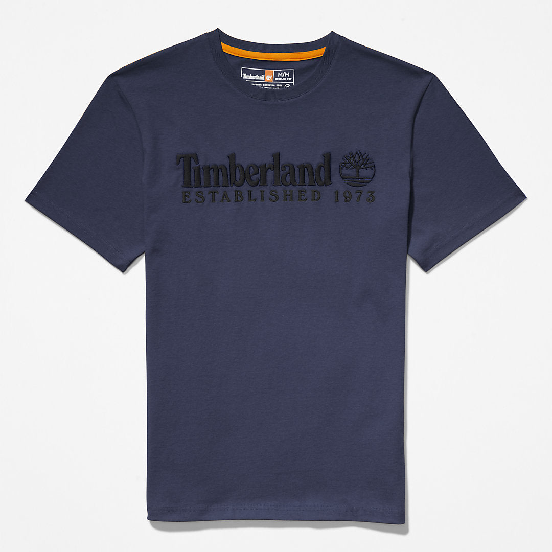 Outdoor Heritage Logo T-Shirt for Men in Navy Timberland US