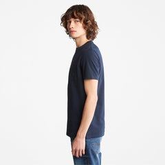 Dunstan River Pocket T-shirt for Men in Navy Timberland For Sale