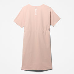 Drawstring T-Shirt Dress for Women in Light Pink Timberland On Sale