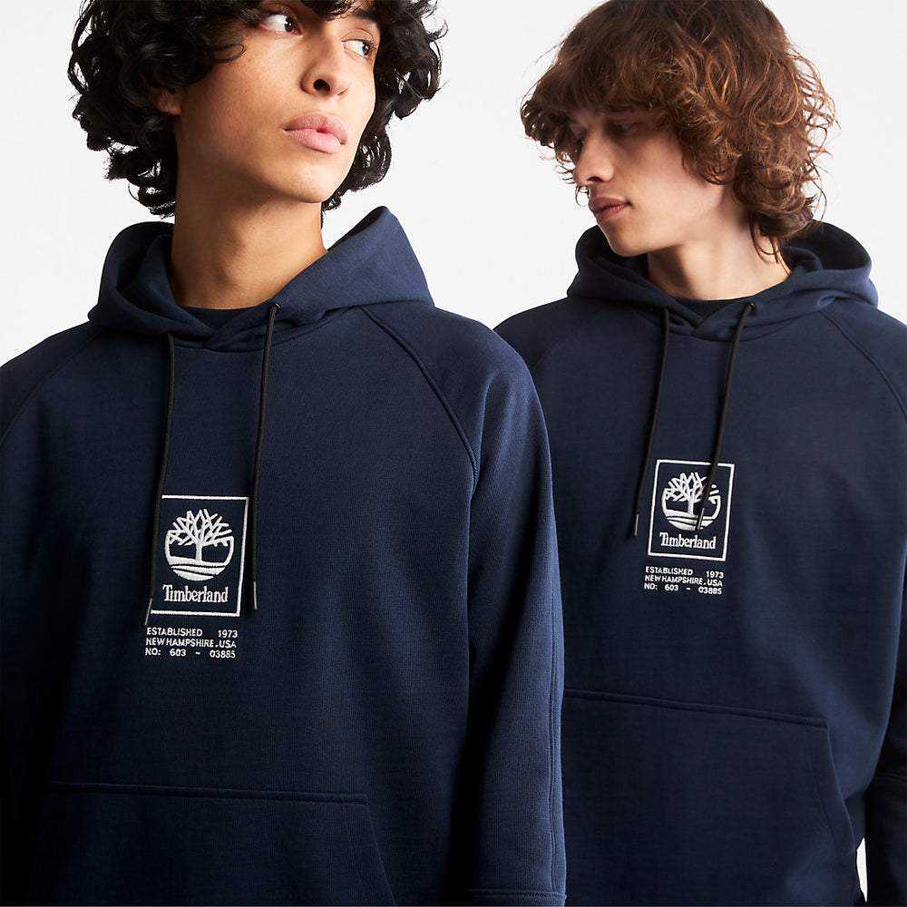 Heavyweight Logo Hoodie for All Gender in Navy Timberland Online