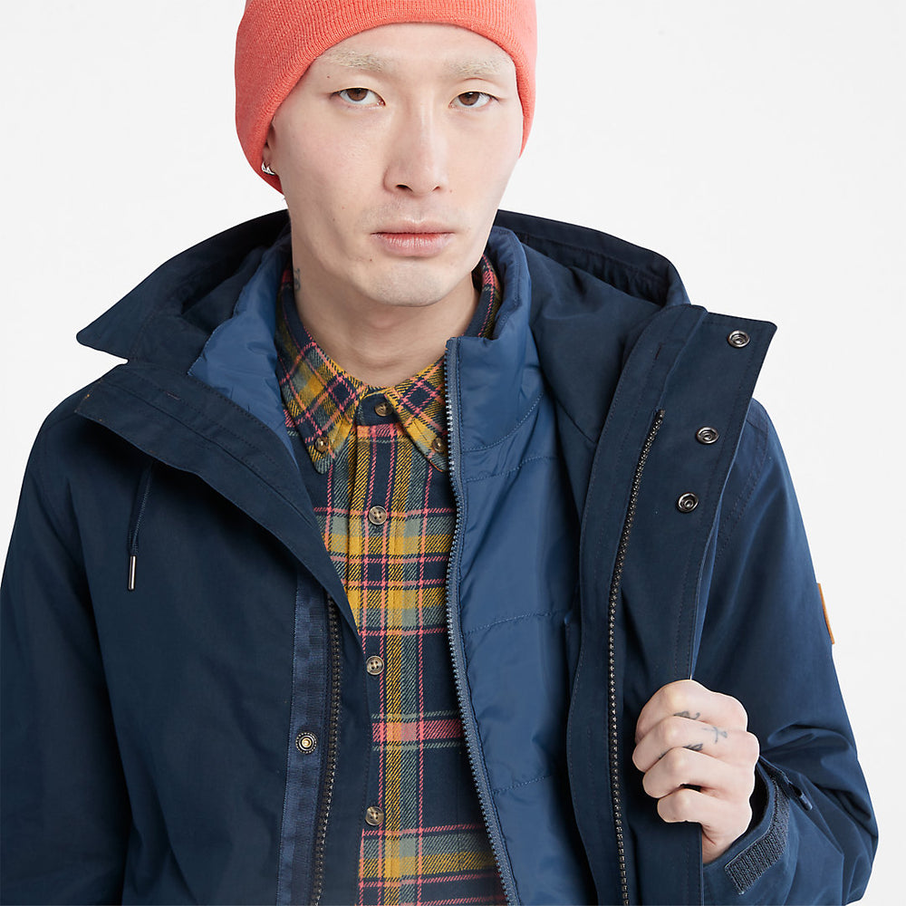 Snowdon Peak 3-in-1 Waterproof Parka for Men in Navy Timberland Online