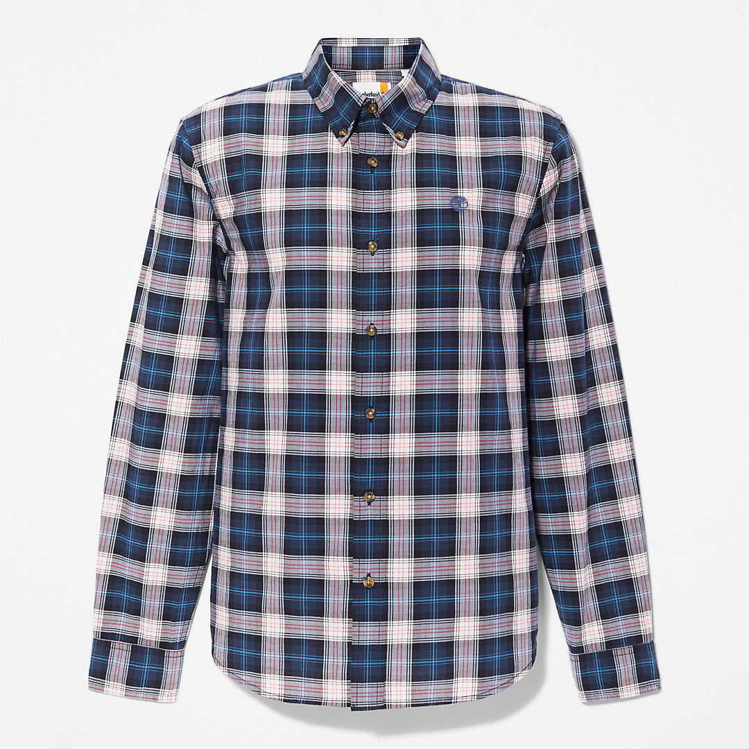 Eastham River Tartan Shirt for Men in Light Grey Timberland Discount