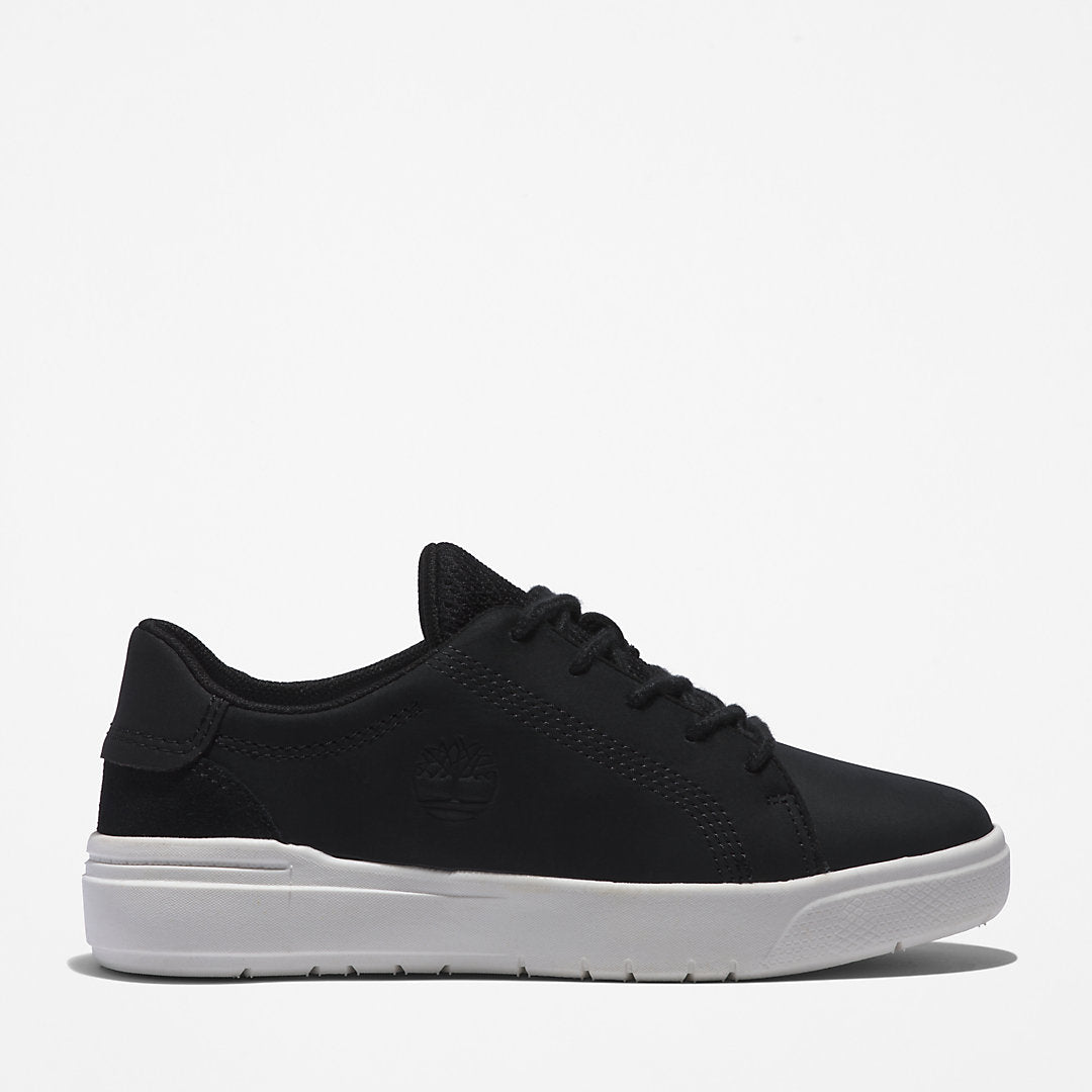 Seneca Bay Leather Trainer for Kids in Black Timberland Sale