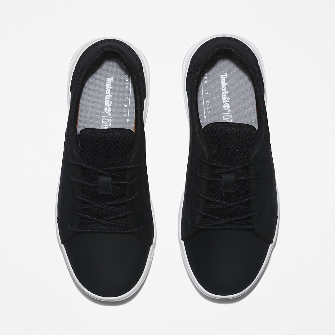 Seneca Bay Leather Trainer for Kids in Black Timberland Sale