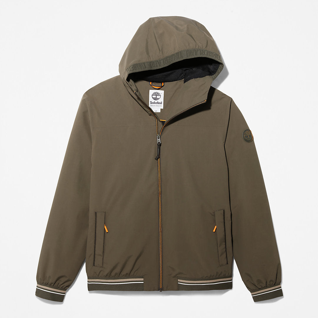 Coastal Cool Hooded Bomber Jacket for Men in Green Timberland Online