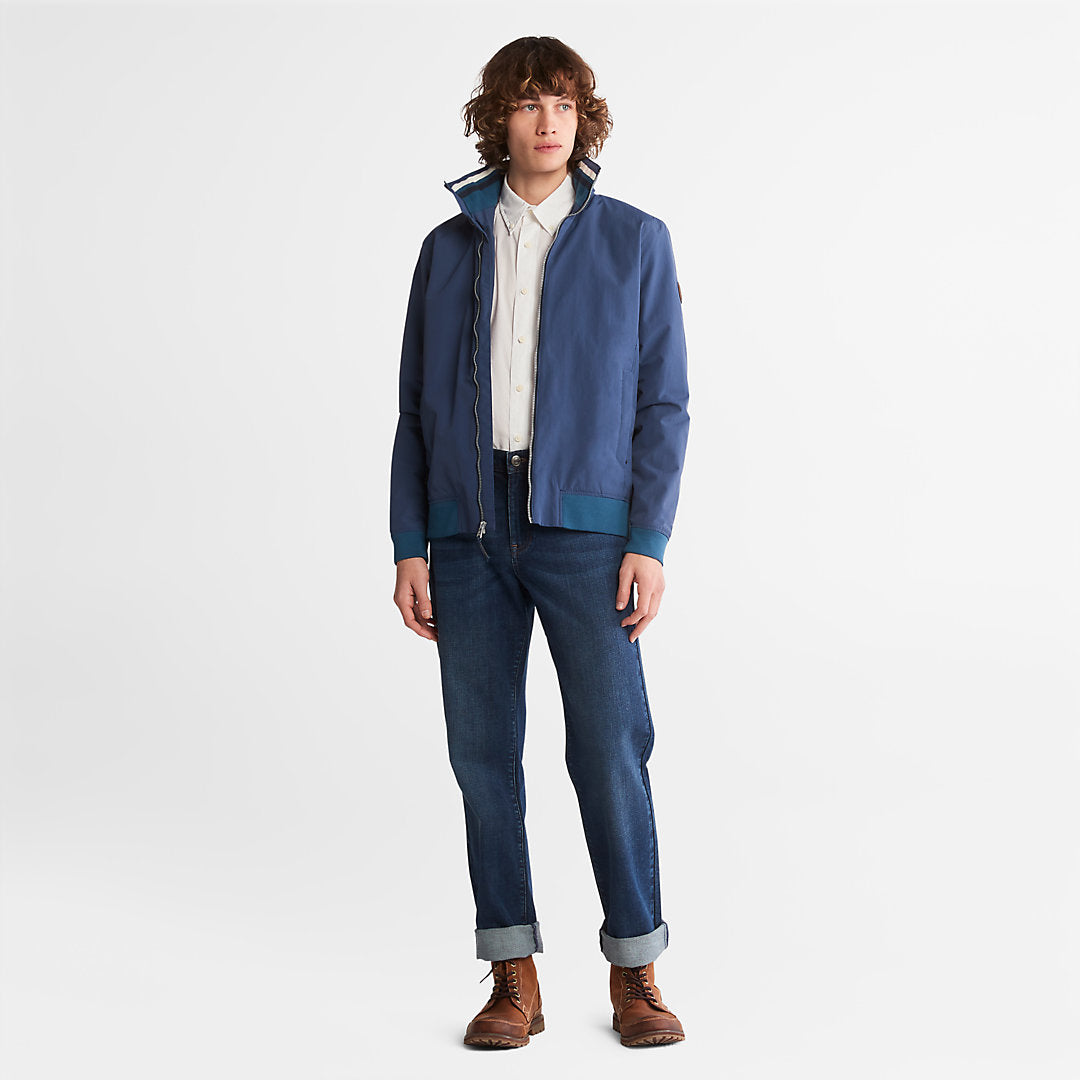 Mount Lafayette Bomber Jacket for Men in Blue Timberland Outlet