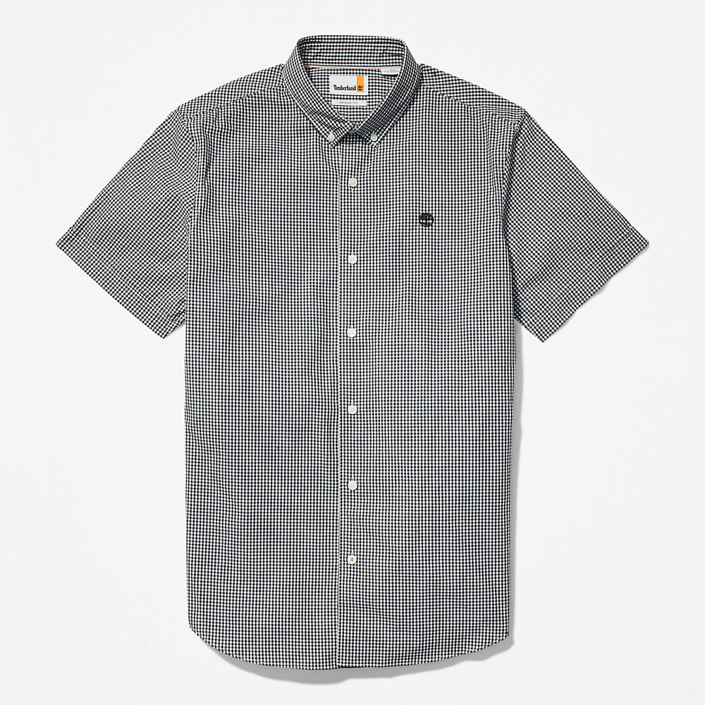 Suncook River Short-Sleeve Poplin Shirt for Men in Navy Timberland On Sale