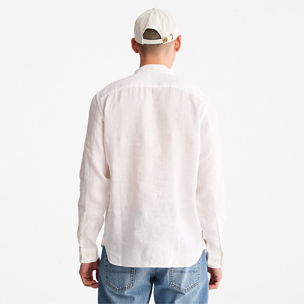 Mill River Linen Shirt for Men in White Timberland On Sale