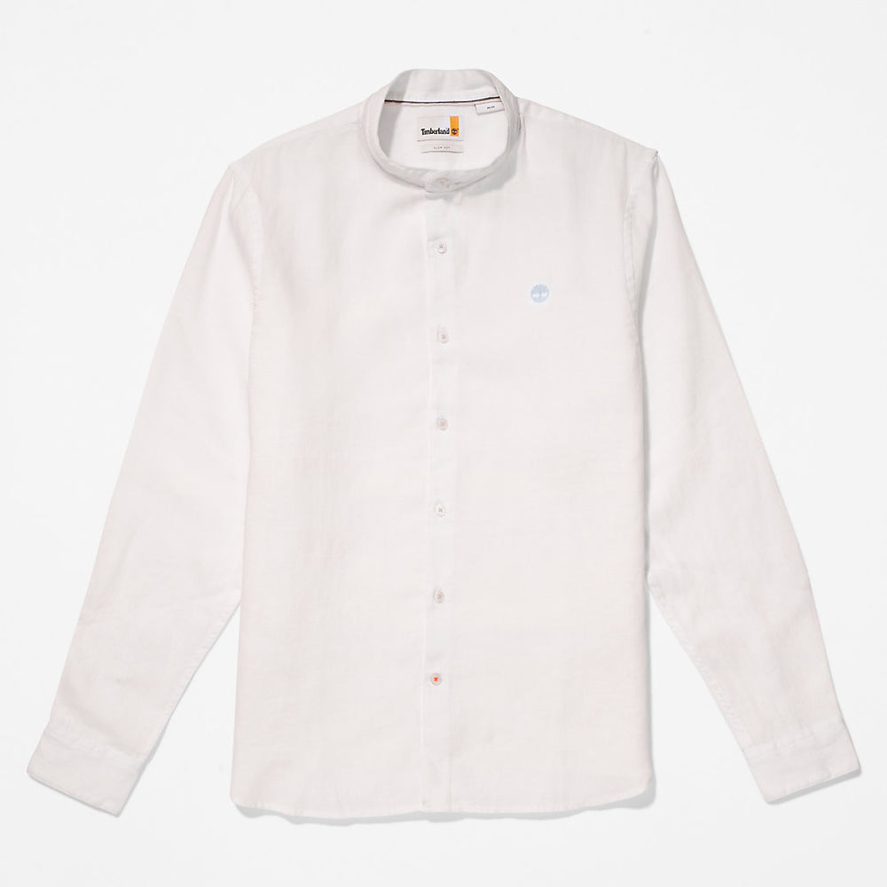 Mill River Linen Shirt for Men in White Timberland On Sale