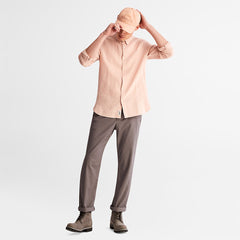 Mill River Slim-Fit Linen Shirt for Men in Light Pink Timberland Sale