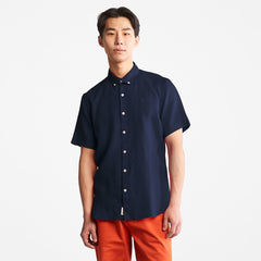 Mill River Short-sleeve Linen Shirt for Men in Navy Timberland Online