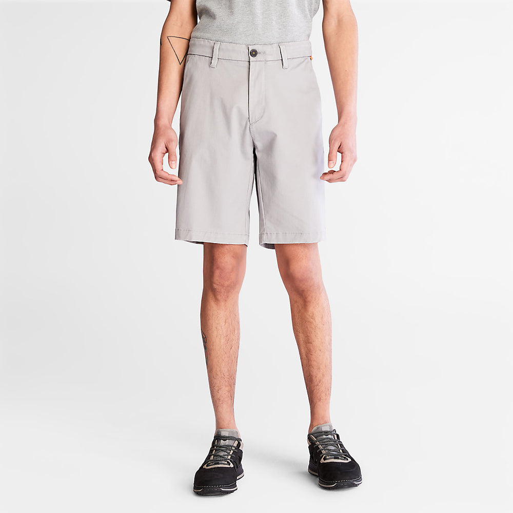 Squam Lake Stretch Chino Shorts for Men in Grey Timberland Sale